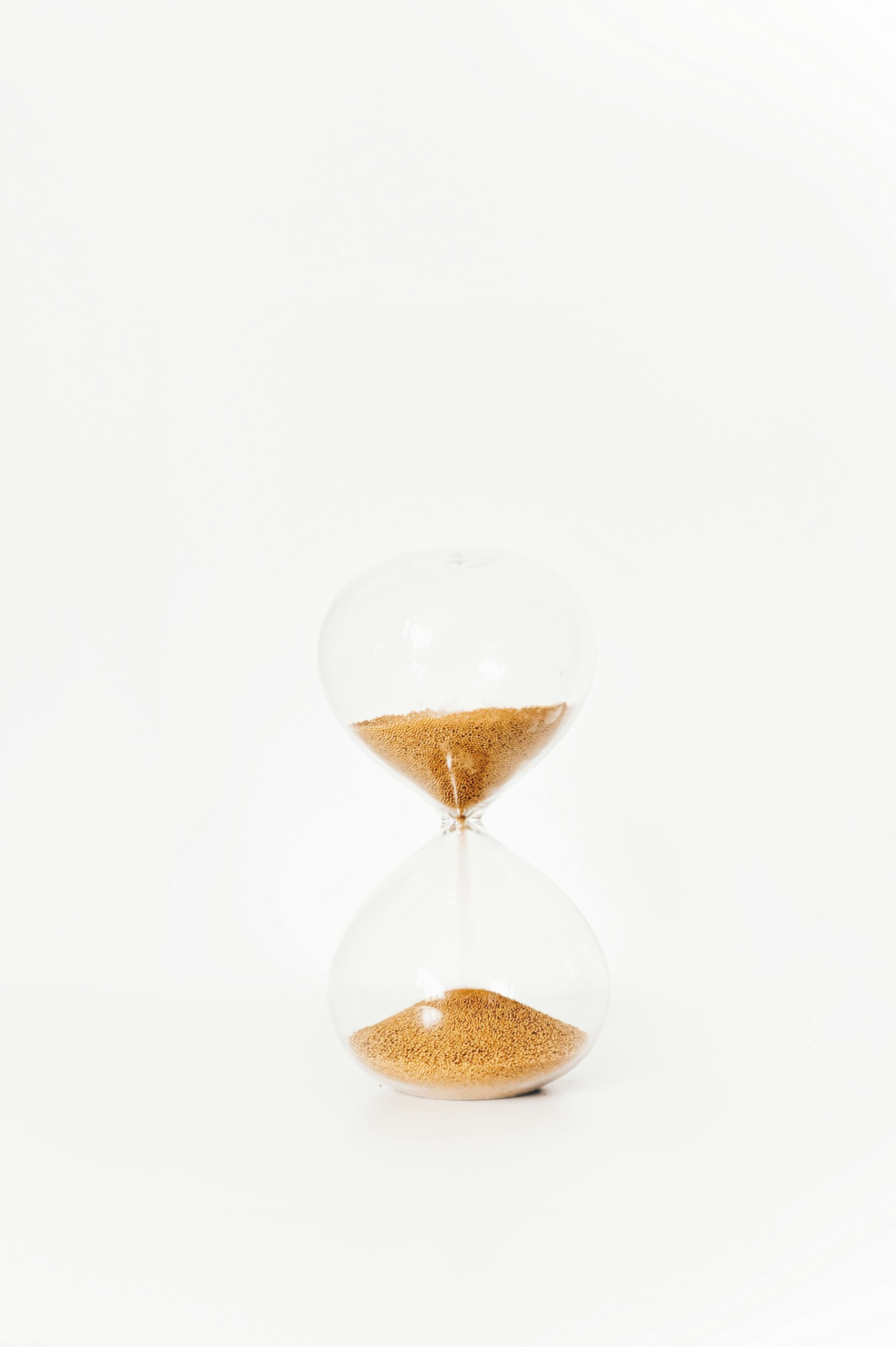 Unterhalt Sanduhr gelb Rafaela gaelle unsplash